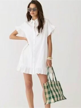 J. Crew White Dress